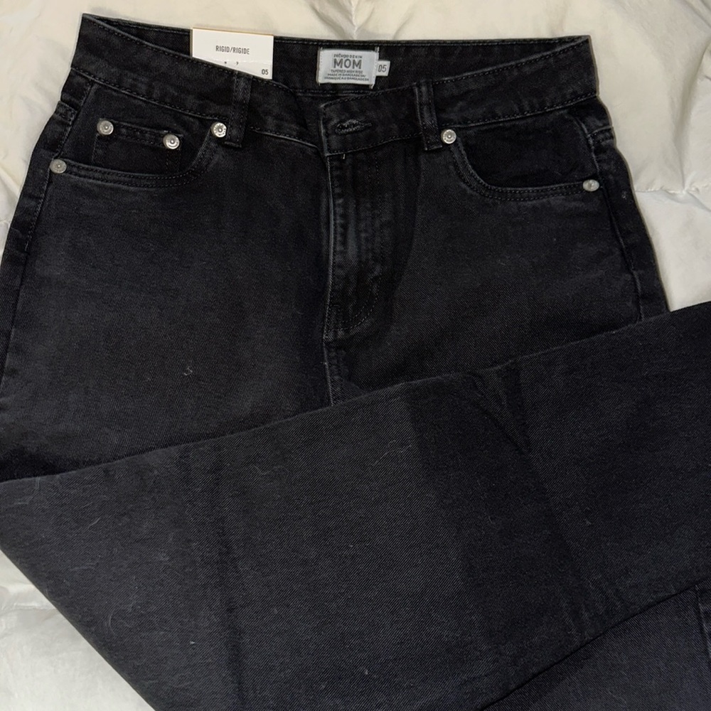Refuge Denim black mom jeans